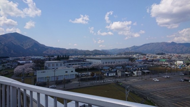 山二工業の屋上から撮影