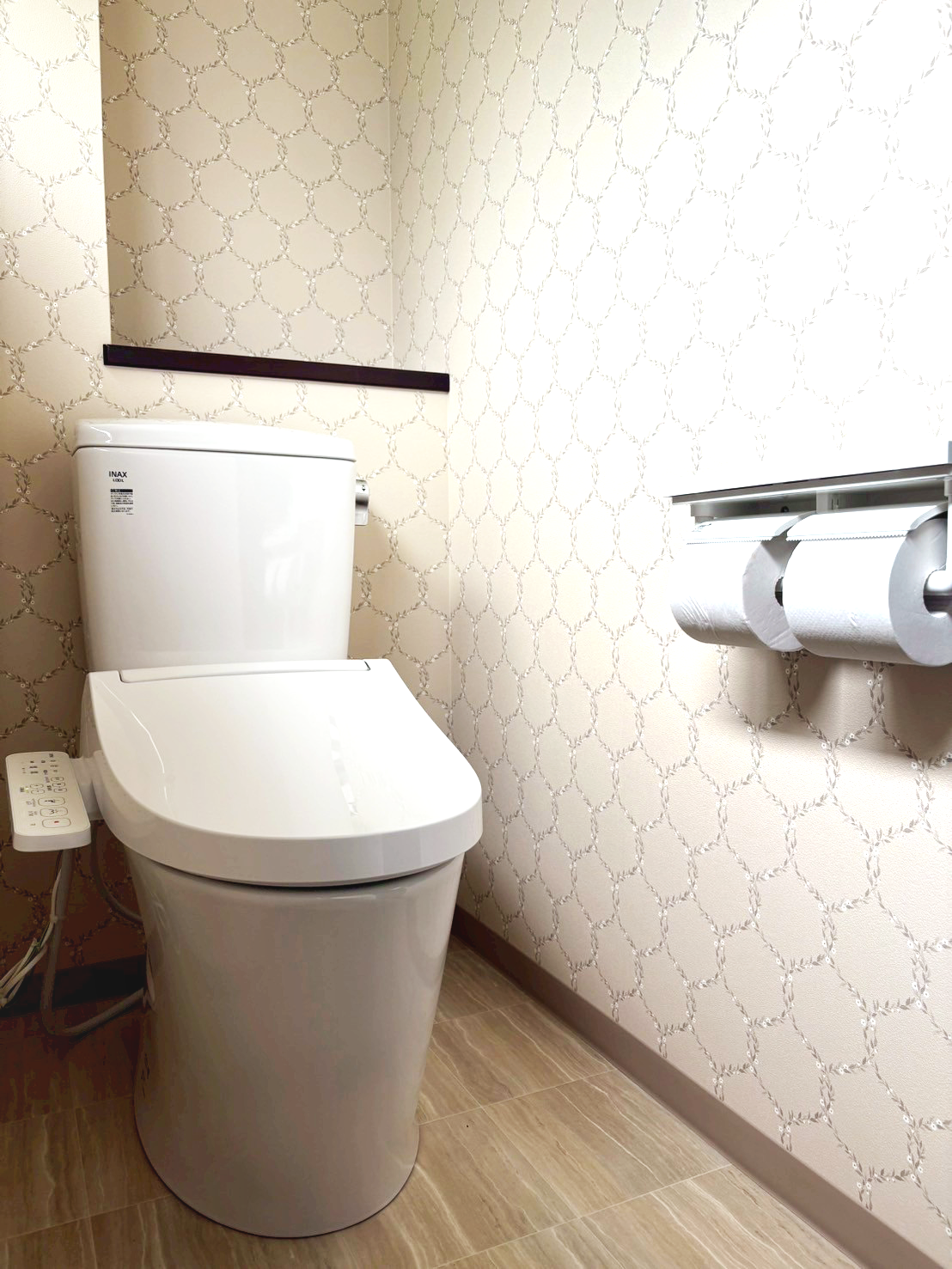 大野市　トイレリフォーム　和式から洋式　LIXIL